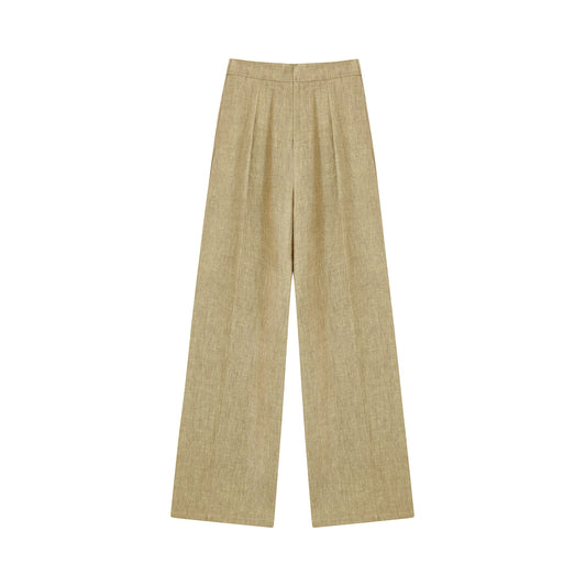 Dark Beige Woven Pants