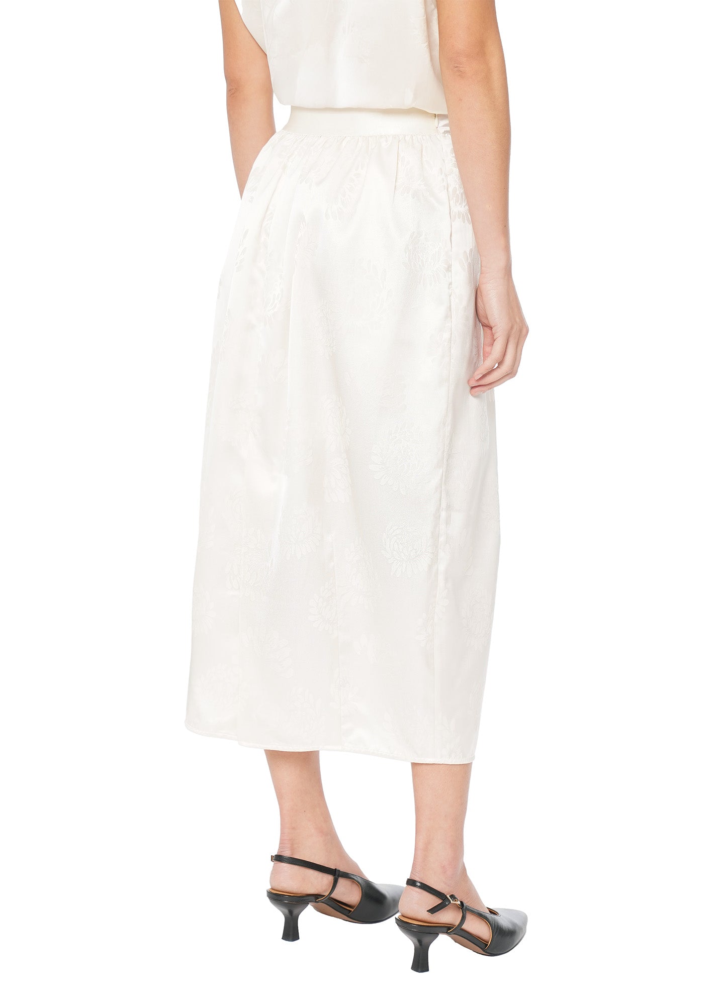 White Tulip Midi Skirt